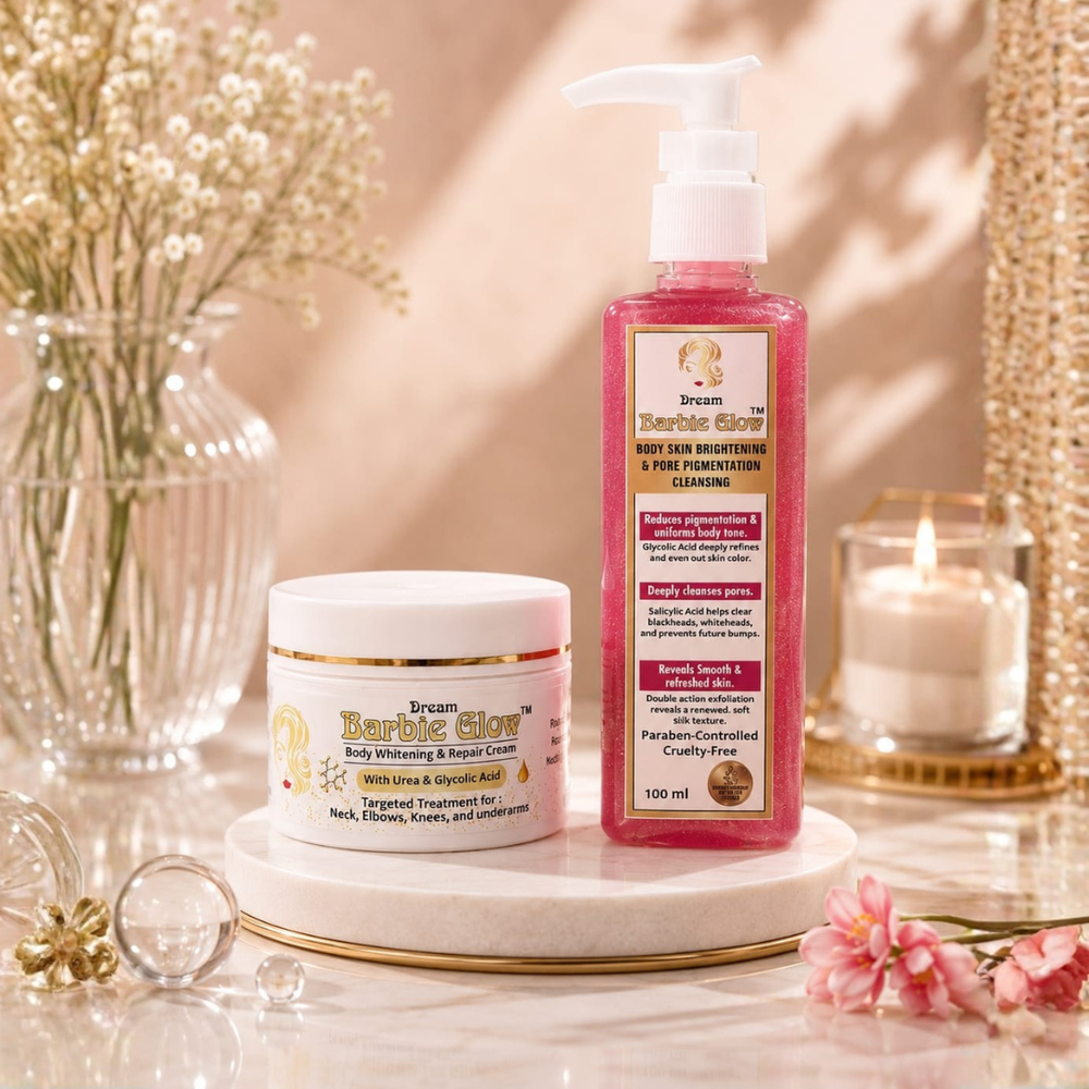 Dream Barbie Glow – Body Skin Brightening & Repair Kit
